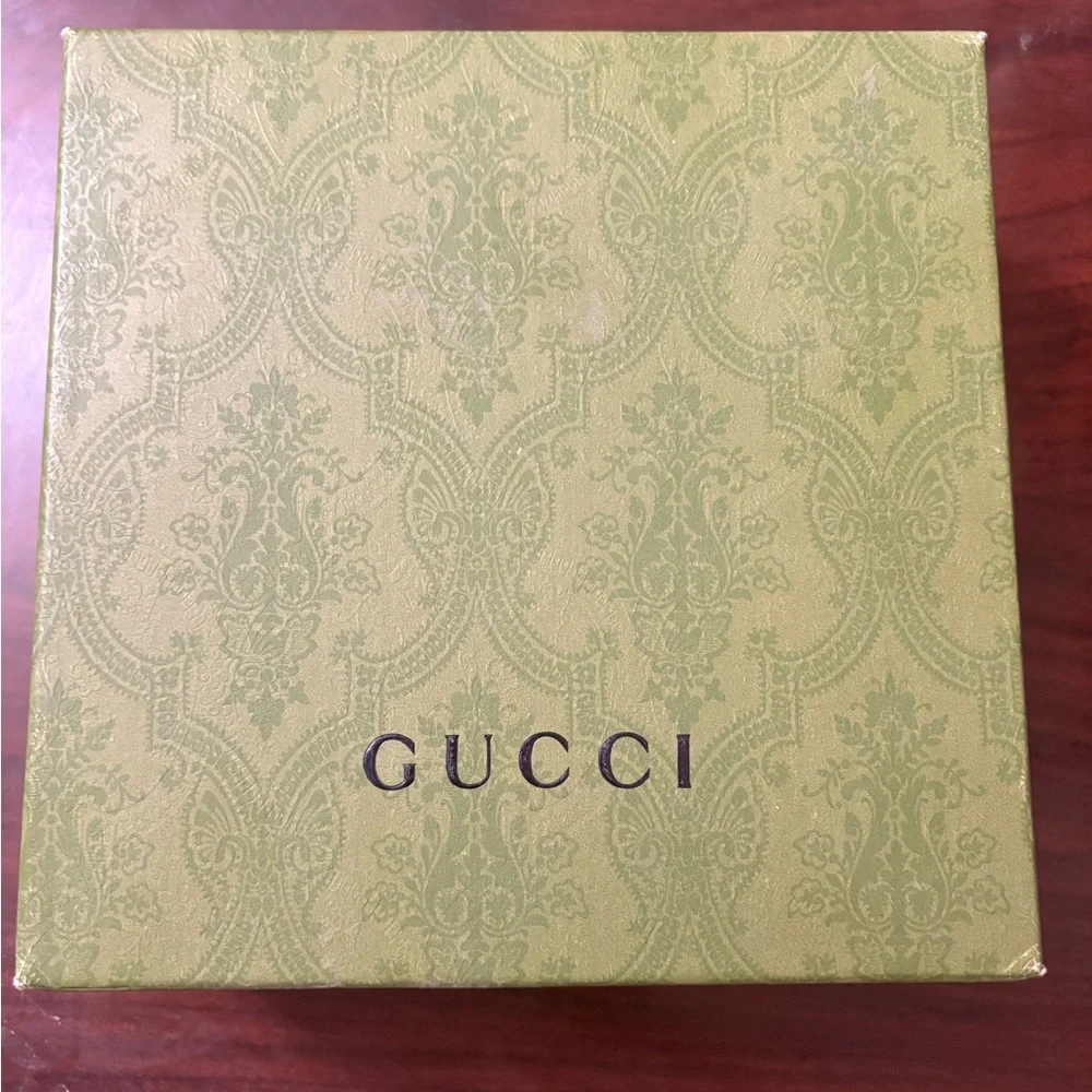 Gucci Brown GG logo belt